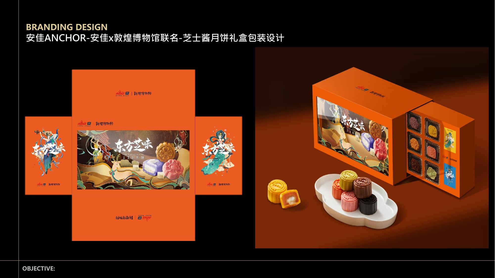 安佳 ANCHOR · 安佳 × 敦煌博物馆联名 芝士酥礼盒包装设计